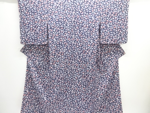 JAPANESE KIMONO / KOMON / BUTTERFLY & FLOWER